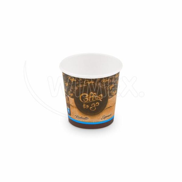 Papierový pohár "Coffee to go" O62mm 110ml `XS: 0,08L/4oz` [50 ks], 110 ml, XS