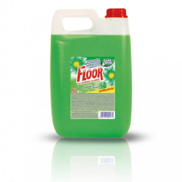 FLOOR spring 5 L, univerzálny prípravok na umývanie podláh, obkladov a dlažieb, Spring