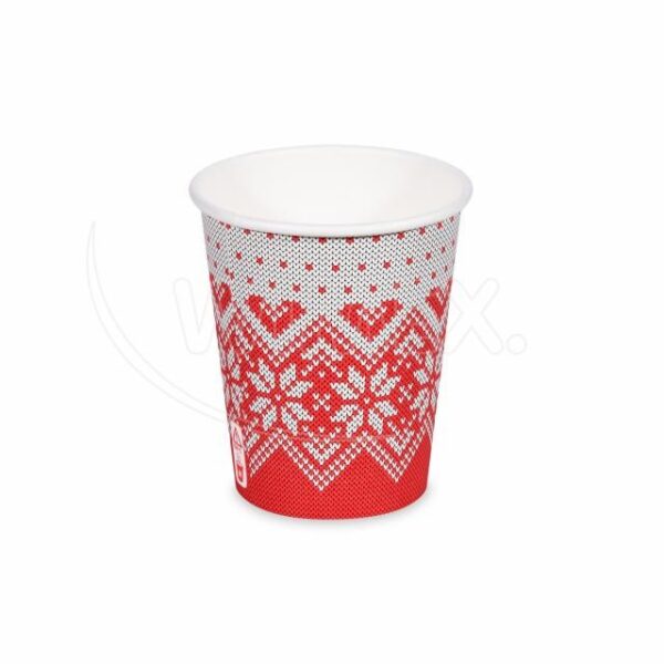 Papierový pohár Zimné obdobie O80mm 250ml `M: 0,2L/8oz` [50 ks] , Zimné obdobie